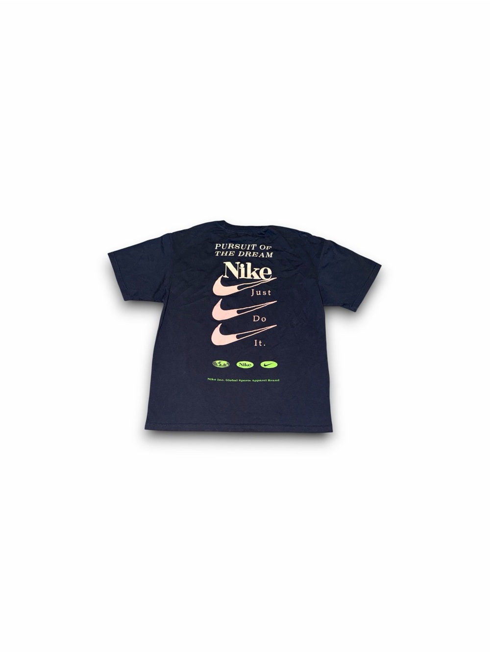 Nike Max90 DNA T-shirt Graphic Swoosh Cotton Top Mens Small Blue Loose Fit